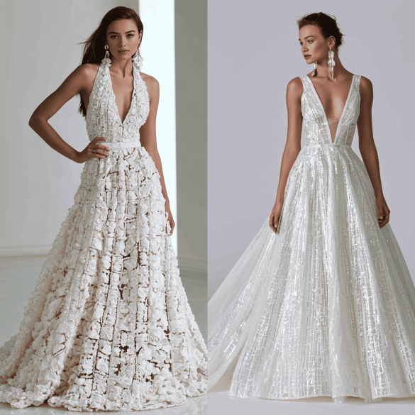a line wedding dress